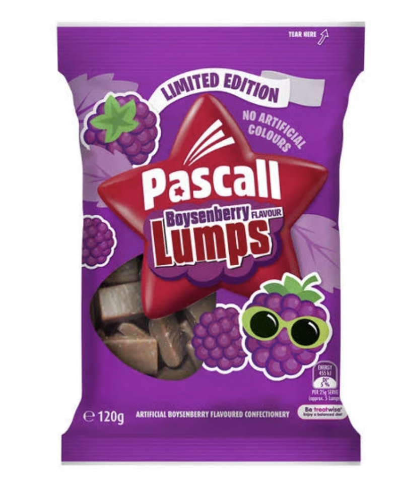 Pascall Boysenberry Lumps 120g
