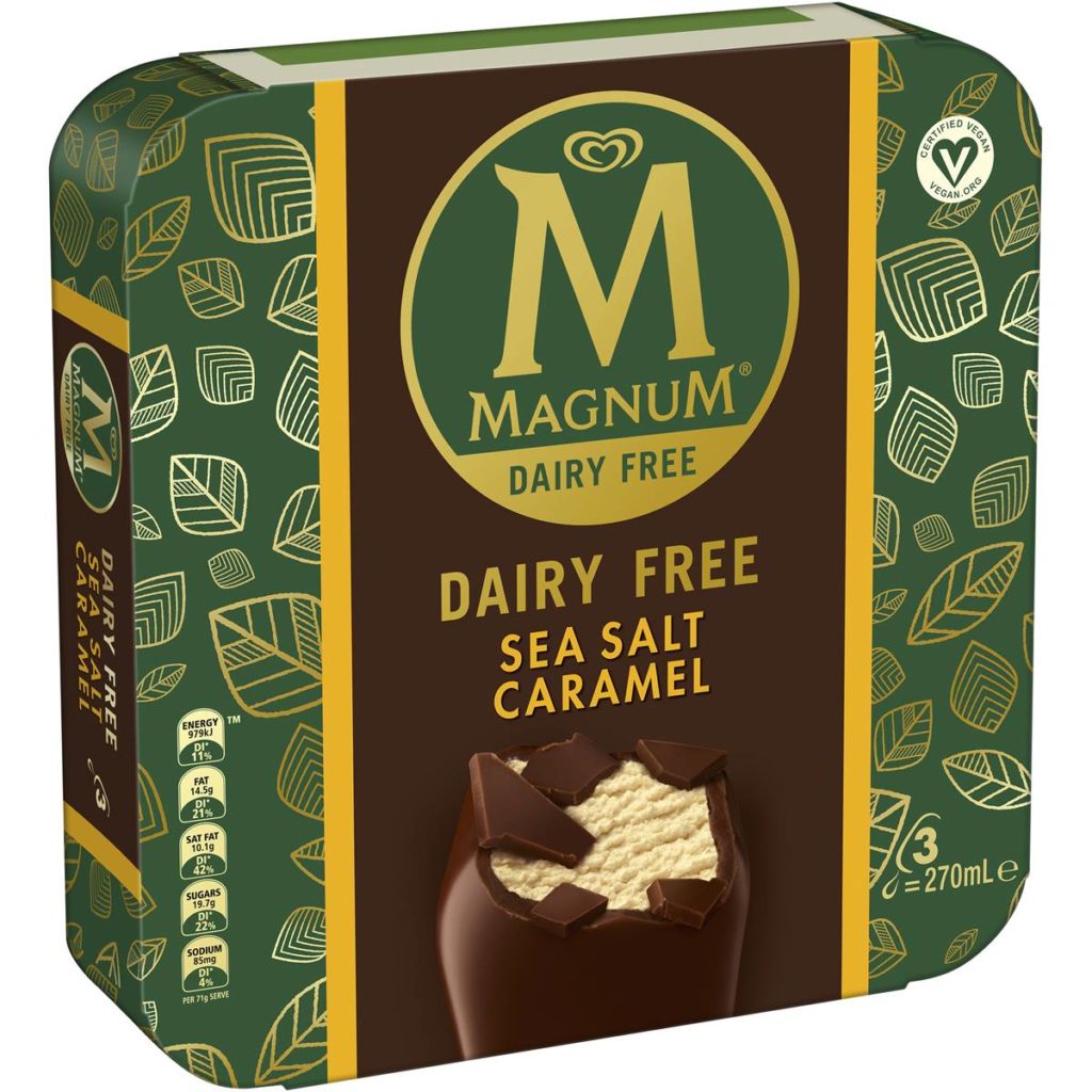 Streets Magnum Dairy Free Sea Salt Caramel Sticks 3 Pack