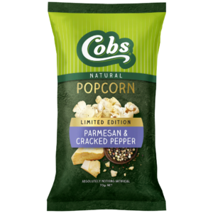 Cobs Natural Popcorn Limited Edition Parmesan & Cracked Pepper 70g