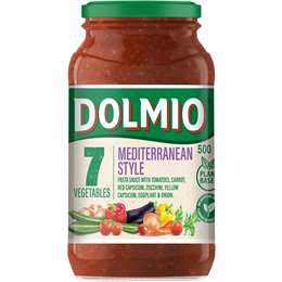 Dolmio 7 Vegetable Mediterranean Style Pasta Sauce 500g