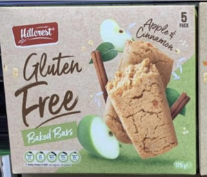 Hillcrest Gluten Free Baked Bars Apple & Cinnamon 5 pack