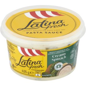 Latina Fresh Creamy Spinach Pasta Sauce 425g