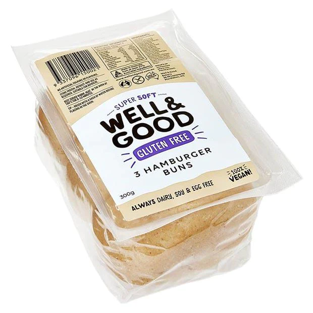 Well & Good Super Soft Hamburger Buns 300g