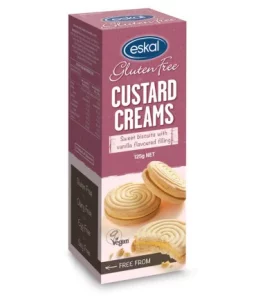 Eskal Custard Cream Biscuits 125g