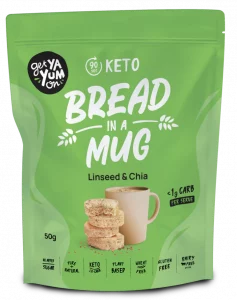 Get Ya Keto Bread In A Mug Keto Bread In A Mug Linseed & Chia 50g
