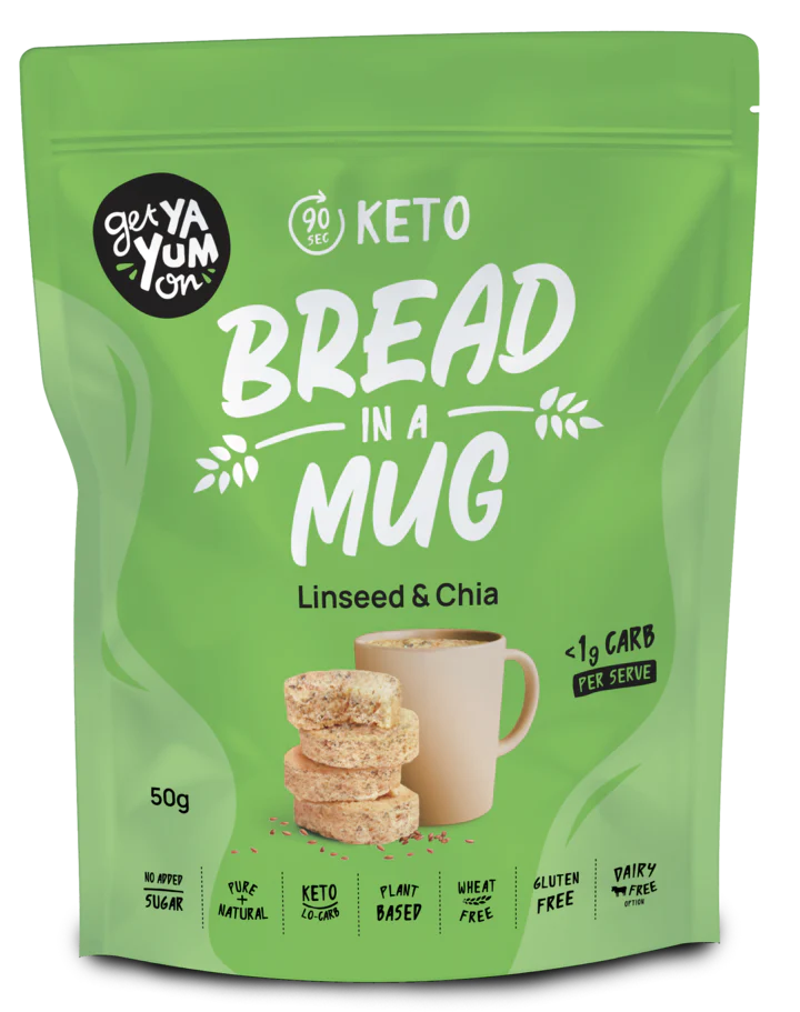 Get Ya Keto Bread In A Mug Keto Bread In A Mug Linseed & Chia 50g