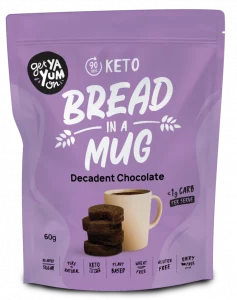 Get Ya Yum On Keto Bread In A Mug Decadent Chocolate 60g
