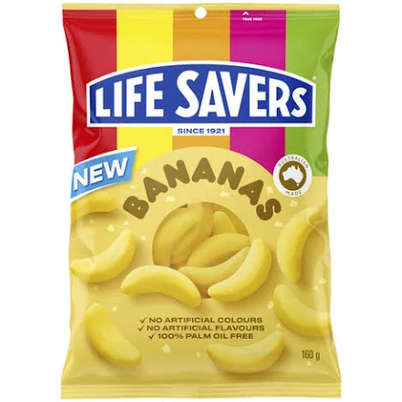 Lifesavers Bananas 160g