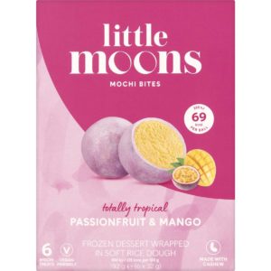 Little Moons Passionfruit & Mango Mochi Bites 6 Pack