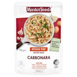 Masterfoods Carbonara Recipe Base 170g