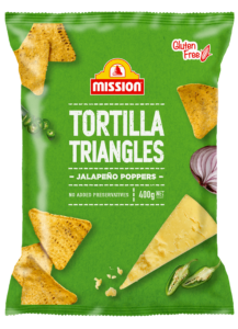 Mission Tortilla Triangles Jalapeno Popper 400g