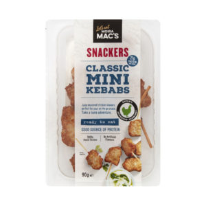 Moira Mac's Snackers Classic Mini Chicken Kebabs 90g