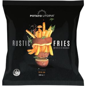 Potato Utopia Rustic Skin On Fries 600g