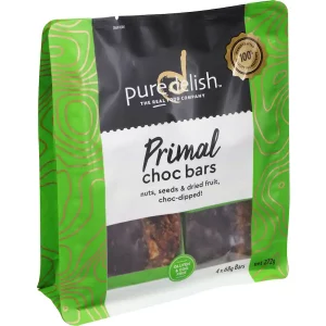 Pure Delish Primal Chocolate Bars 68g X 4 Pack