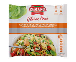 Remano Gluten Free Corn & Vegetable Shells 500g