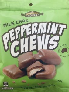 The Confectionery House Milk Choc Peppermint Chews 120g
