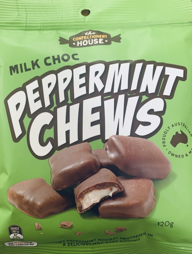 The Confectionery House Milk Choc Peppermint Chews 120g