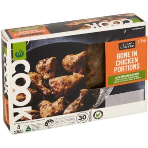 Woolworths Cook Bone In Chicken Portions With Oregano & Lemon 1.2kg