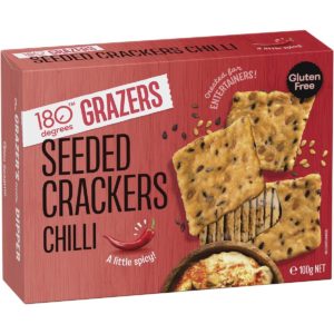 180 Degrees Seeded Crackers Chilli 100g
