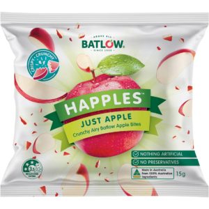Batlow Happles Just Apple Freeze Dried Apple Slices 15g
