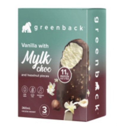 Greenback Vanilla with Mylk Choc 360ml