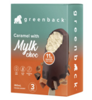 Greenback Caramel Mylk Choc 360ml