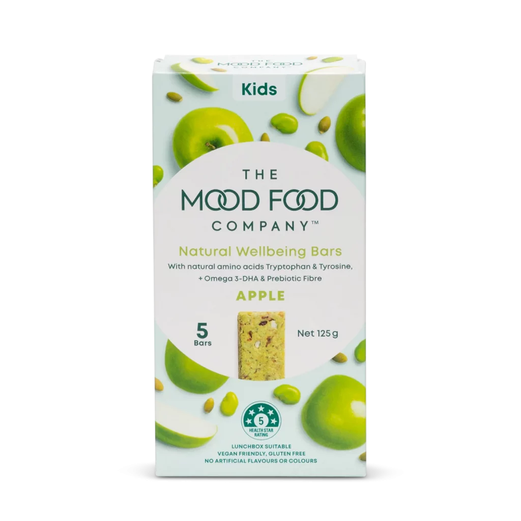The Mood Food Co Natural Wellbeing Bars Apple 5 Pack
