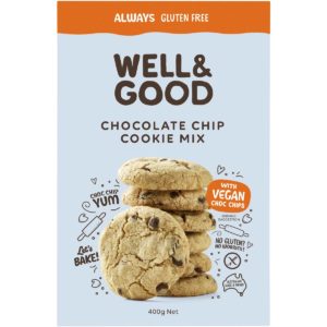 Well & Good Chocolate Chip Cookie Mix Gluten Free 400g