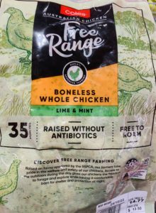 Coles Free Range RSPCA Approved Chicken Boneless Lime And Mint