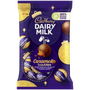 Cadbury Dairy Milk Caramello Baubles Bag 114g
