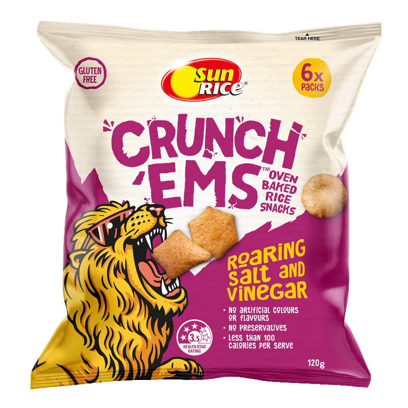 Crunch ‘Ems Roaring Salt and Vinegar 120g