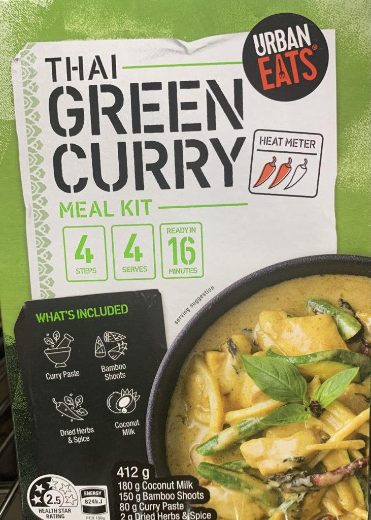 Urban Eats Thai Green Curry Meal Kit 412g