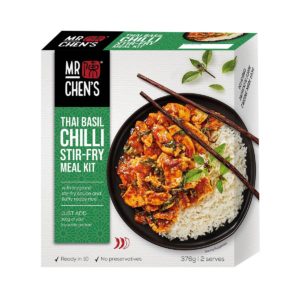 Mr Chen's Meal Kit Thai Basil Chilli Stir-fry With Rice 376g