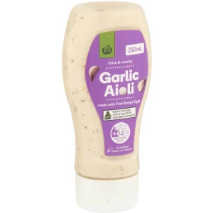 Woolworths Garlic Aioli 250ml