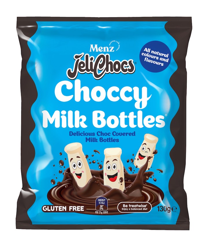 Menz JeliChocs Choccy Milk Bottles 130g