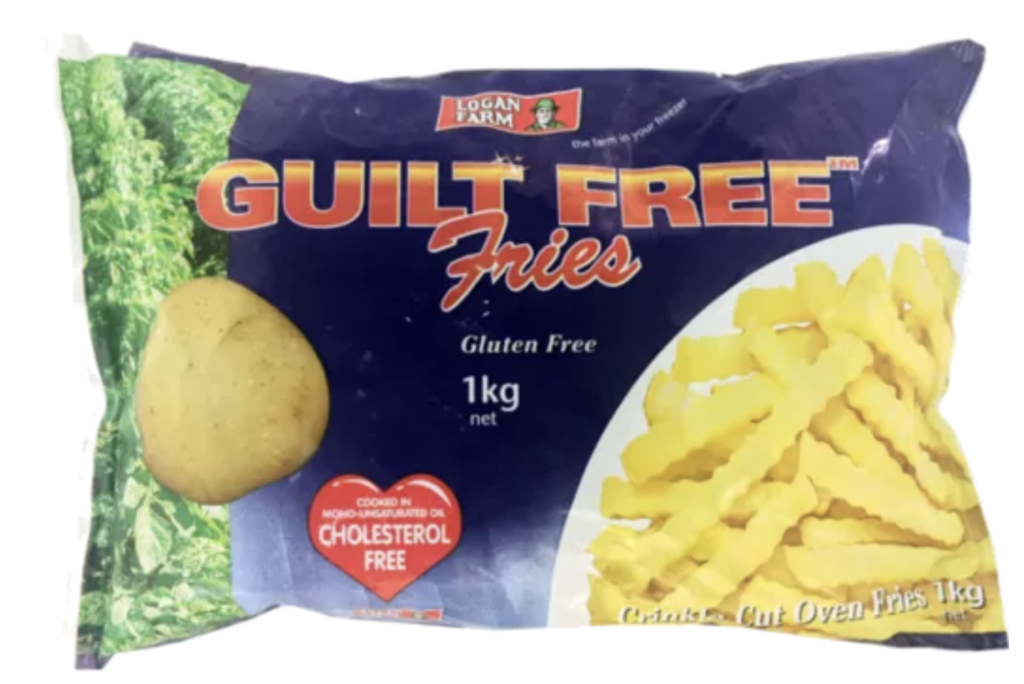 Logan Farm Guilt Free Crinkle Cut Fries 1kg