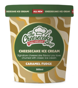 The Cheesecake Shop Cheesecake Ice Cream Caramel Fudge 500ml