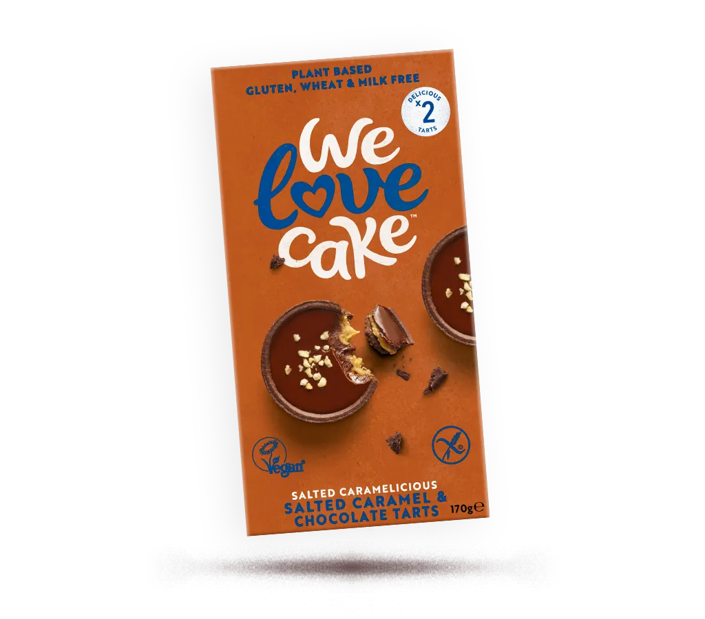 We Love Cake Salted Caramel & Chocolate Tarts 170g