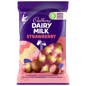 Cadbury Strawberry Egg Bag 118g