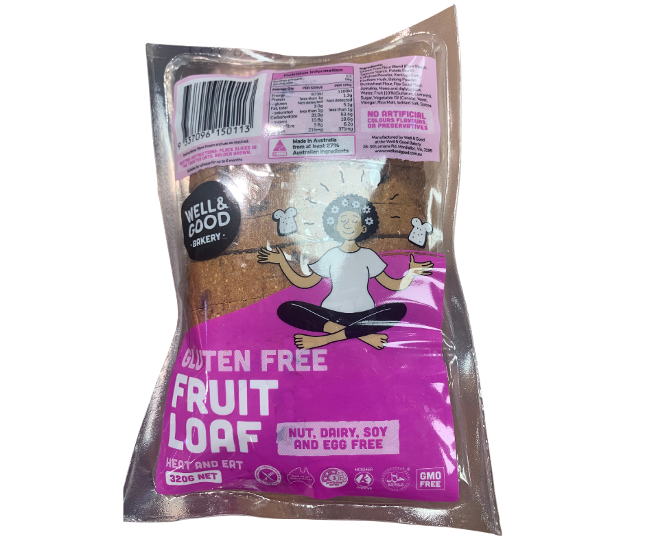 Well & Good Fruit Loaf 320g