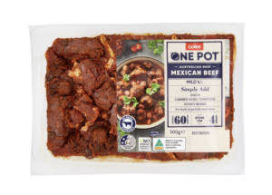 Coles One Pot Beef Mexican