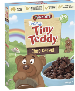 Arnott's Teeny Tiny Teddy Choc Cereal 580g