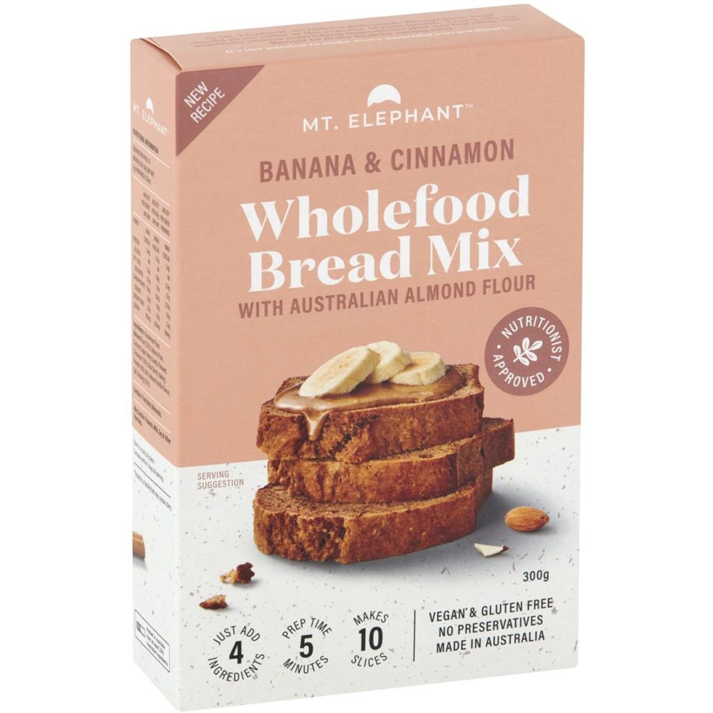 Mt Elephant Banana & Cinnamon Bread Mix 300g