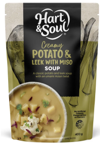 Hart & Soul Potato & Leek With Miso Soup 400g