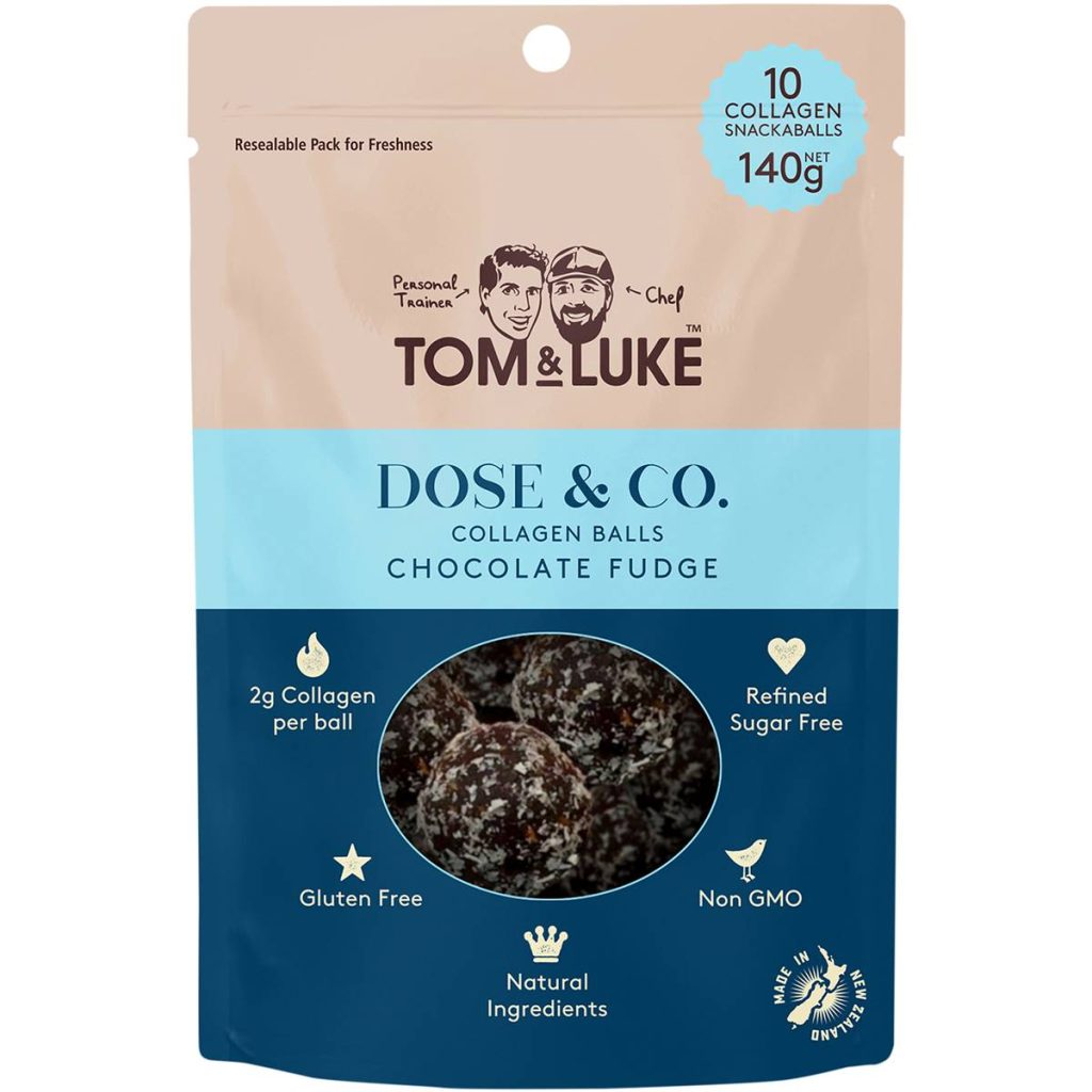 Tom & Luke Dose & Co Collagen Balls Chocolate Fudge 140g