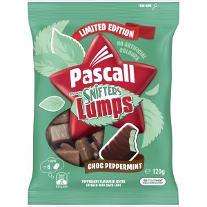 Pascall Inspired by Snifters Lumps Choc Peppermint 120g