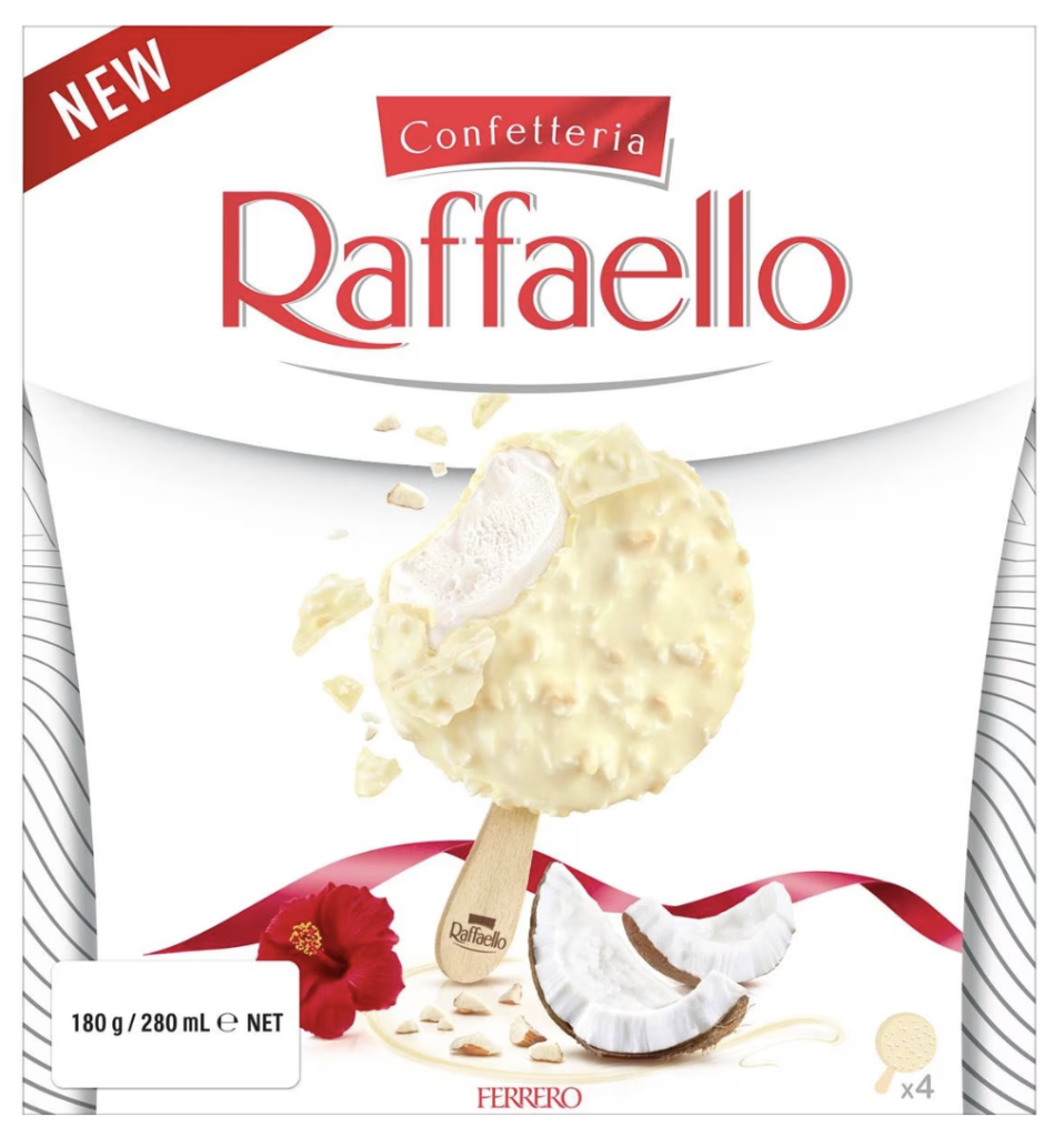 Ferrero Raffaello Frozen Dessert 4 Pack