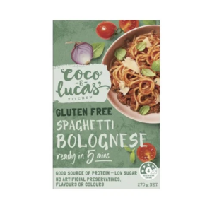 Coco & Lucas Gluten Free Spaghetti Bolognese 270g