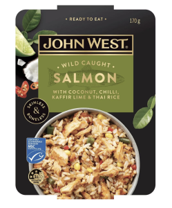 John West Salmon Bowl Coconut Lime 170g