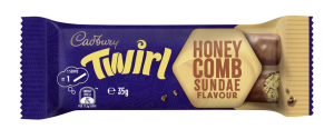 Cadbury Twirl Honeycomb Sundae Flavour Chocolate Bar 35g